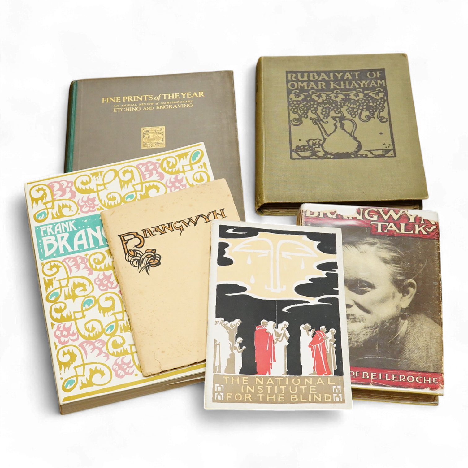 Brangwyn, Frank. The Rubaiyat of Omar Khayyam. illus. 15 colour plates. original decorated cloth. 4to. T.N. Foulis. 1920